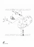 BARILLET DE SELECTION / FOURCHETTES pour Yamaha GRIZZLY 90 de 2022