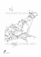 CADRE pour Yamaha GRIZZLY 90 de 2022