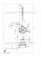 CARBURATEUR pour Yamaha GRIZZLY 90 de 2022