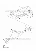 ECHAPPEMENT pour Yamaha GRIZZLY 90 de 2022