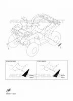 EMBLEME pour Yamaha GRIZZLY 90 de 2022