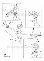 GUIDON ET CABLES pour Yamaha GRIZZLY 90 de 2022