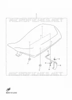 SELLE pour Yamaha GRIZZLY 90 de 2022