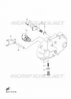 BARILLET DE SELECTION / FOURCHETTES pour Yamaha GRIZZLY 90 de 2022
