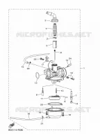 CARBURATEUR pour Yamaha GRIZZLY 90 de 2022