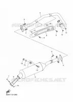 ECHAPPEMENT pour Yamaha GRIZZLY 90 de 2022