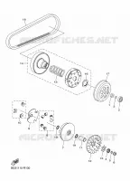 EMBRAYAGE DE DEMARREUR pour Yamaha GRIZZLY 90 de 2022