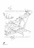 CADRE pour Yamaha RAPTOR 90 de 2022