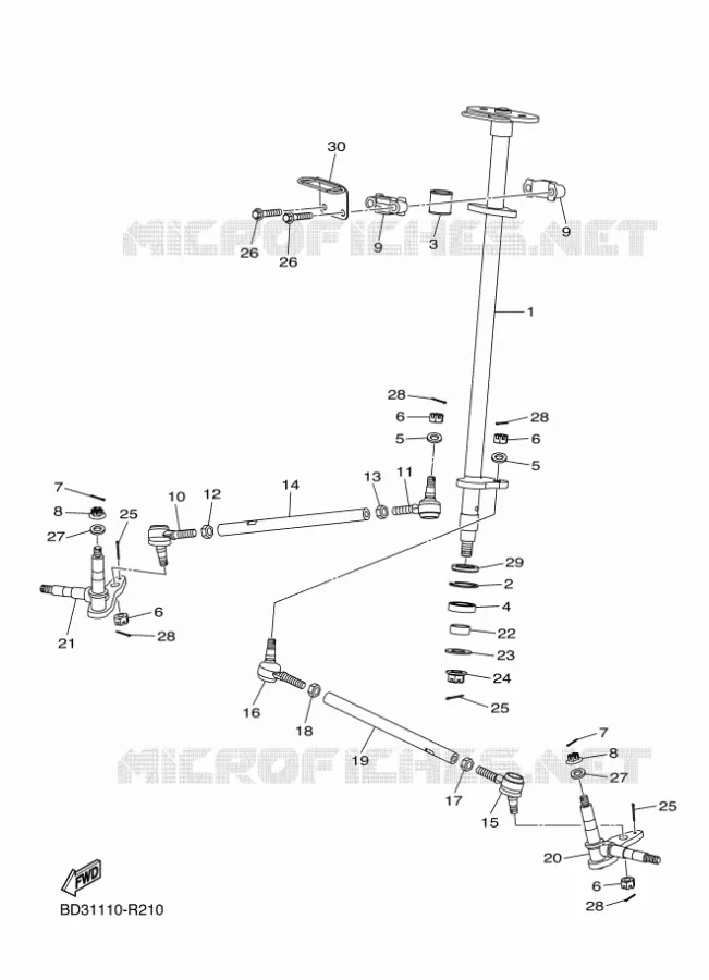 DIRECTION Yamaha QUAD 90 2022 RAPTOR  YF09RN / YFM90R