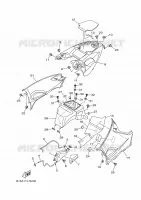 COUVERCLE LATERAL pour Yamaha KODIAK 700 EPS de 2022