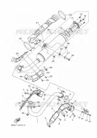 ECHAPPEMENT pour Yamaha KODIAK 700 EPS de 2022