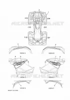 EMBLEME pour Yamaha KODIAK 700 EPS CAMO de 2022