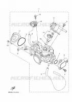 BOITIER PAPILLON INJECTION pour Yamaha KODIAK 450 de 2022