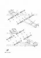 BRAS ARRIERE pour Yamaha KODIAK 450 de 2022