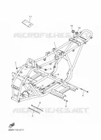 CADRE pour Yamaha GRIZZLY 90 de 2021