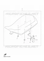 SELLE pour Yamaha GRIZZLY 90 de 2021