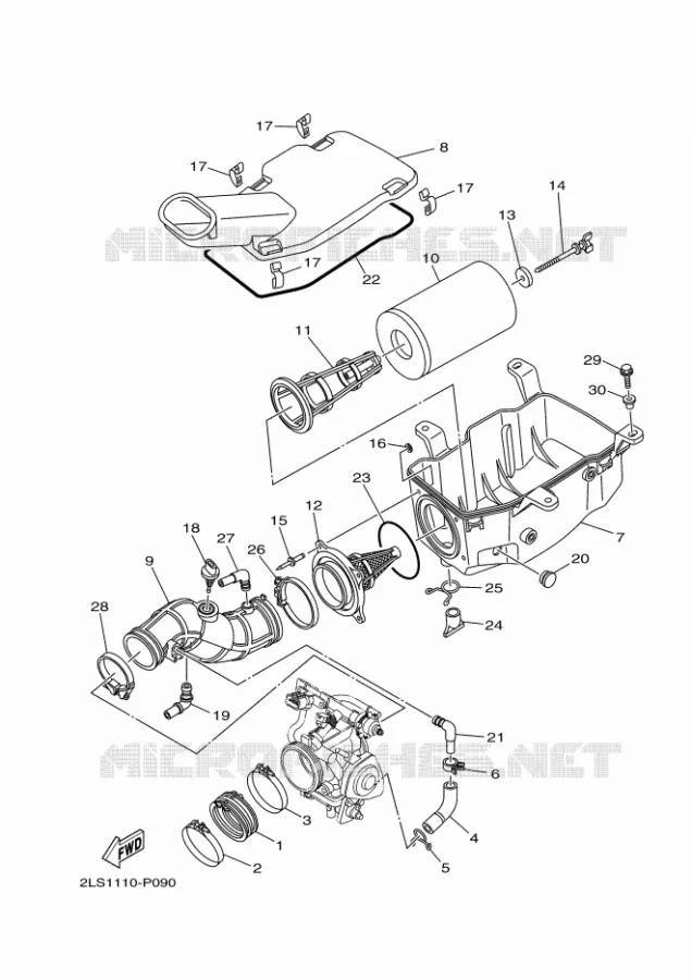 ADMISSION Yamaha QUAD 700 2021 RAPTOR  YF70RSM / YFM700R