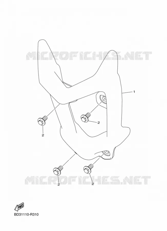 PARE CHOCS Yamaha QUAD 50 2021 YFZ  YF05ZM