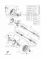 ROUE AVANT pour Yamaha KODIAK 700 de 2020