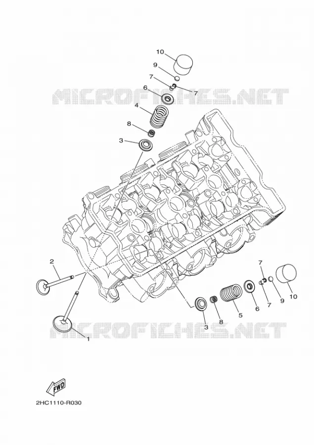 SOUPAPE Yamaha SIDE BY SIDE 1000 2020 YXZ  YX10ZXPSL / YXZ1000ETS