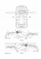 EMBLEME pour Yamaha KODIAK 450 EPS de 2020
