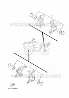 KIT PIECES D'ENTRETIEN pour Yamaha KODIAK 450 EPS de 2020