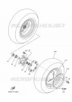 ROUE AVANT pour Yamaha RAPTOR 700R SE de 2020
