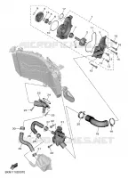 POMPE A EAU pour Yamaha R9 35KW A2 de 2025