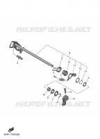 AXE DE SELECTEUR / PEDALE pour Yamaha R9 35KW A2 de 2025