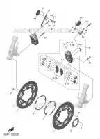 ETRIER DE FREIN AVANT pour Yamaha R9 35KW A2 de 2025