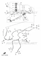 MAITRE CYLINDRE AVANT pour Yamaha R9 35KW A2 de 2025