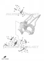 BEQUILLE / REPOSE PIEDS 2 pour Yamaha R9 35KW A2 de 2025