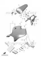 SELLE pour Yamaha R9 35KW A2 de 2025