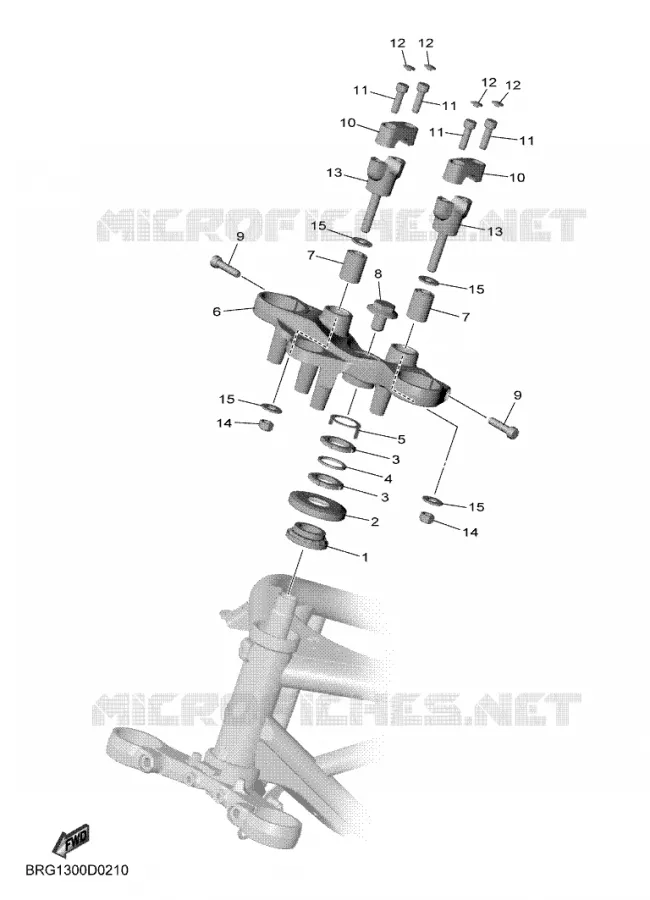 DIRECTION Yamaha MOTO 300 2025 MT  MTN320-A