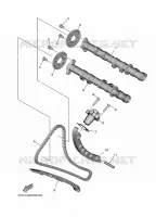 ARBRE A CAMES / CHAINE DE DISTRIBUTION pour Yamaha MT-09 A2 35KW de 2025