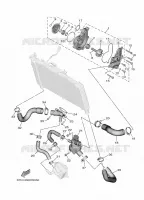 POMPE A EAU pour Yamaha MT-09 A2 35KW de 2025