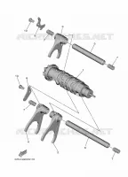 BARILLET DE SELECTION / FOURCHETTE pour Yamaha MT-09 A2 35KW de 2025