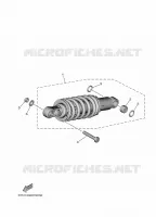 AMMORTISSEUR ARRIERE pour Yamaha MT-09 A2 35KW de 2025