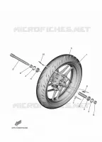 ROUE AVANT pour Yamaha MT-09 A2 35KW de 2025