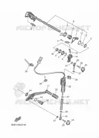 AXE DE SELECTEUR / PEDALE pour Yamaha MT-09 A2 35KW de 2025