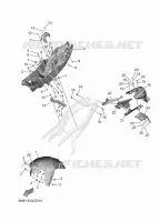 GARDE BOUE pour Yamaha MT-09 A2 35KW de 2025