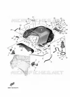 RESERVOIR A CARBURANT pour Yamaha MT-09 A2 35KW de 2025