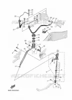 MAITRE CYLINDRE DE FREIN ARRIERE pour Yamaha MT-09 A2 35KW de 2025
