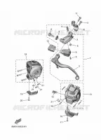 COMMODO / LEVIER pour Yamaha MT-09 A2 35KW de 2025