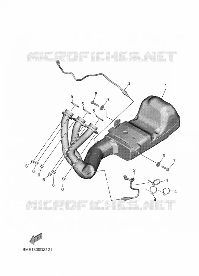 ECHAPPEMENT Yamaha MOTO 900 2025 MT  MTN890-U