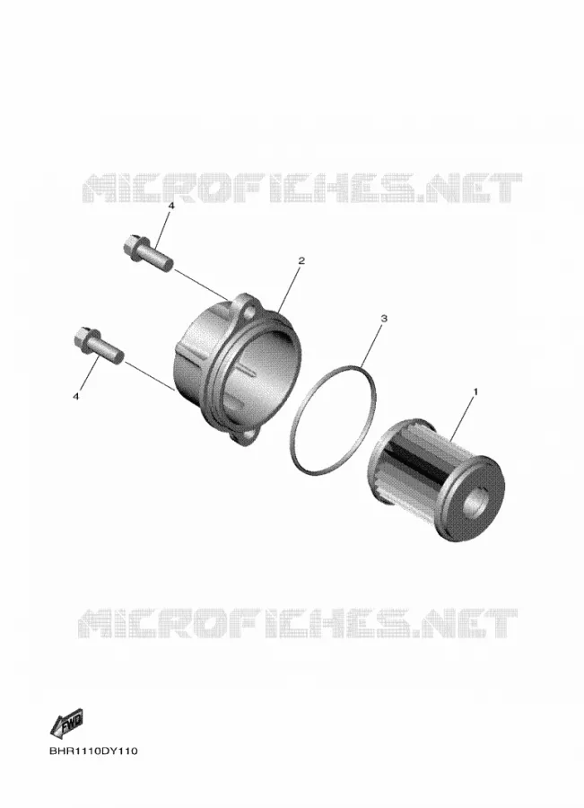 FILTRE A HUILE Yamaha MOTO 450 2025 YZF  YZ450F