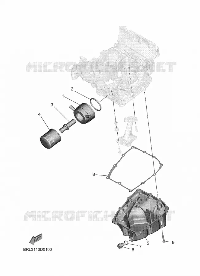 FILTRE A HUILE Yamaha MOTO 700 2025 TENERE  XTZ690-U