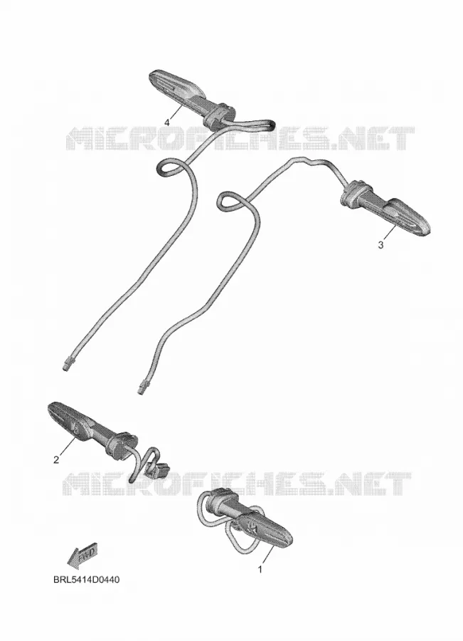 CLIGNOTANT Yamaha MOTO 700 2025 TENERE  XTZ690-U