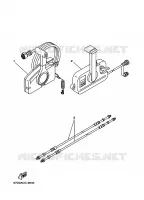 BOITIER DE COMMANDE A DISTANCE pour Yamaha 40V 2-STROKE de 2001