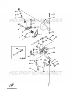 COMMANDE D'ACCELERATEUR pour Yamaha 40V 2-STROKE de 2001